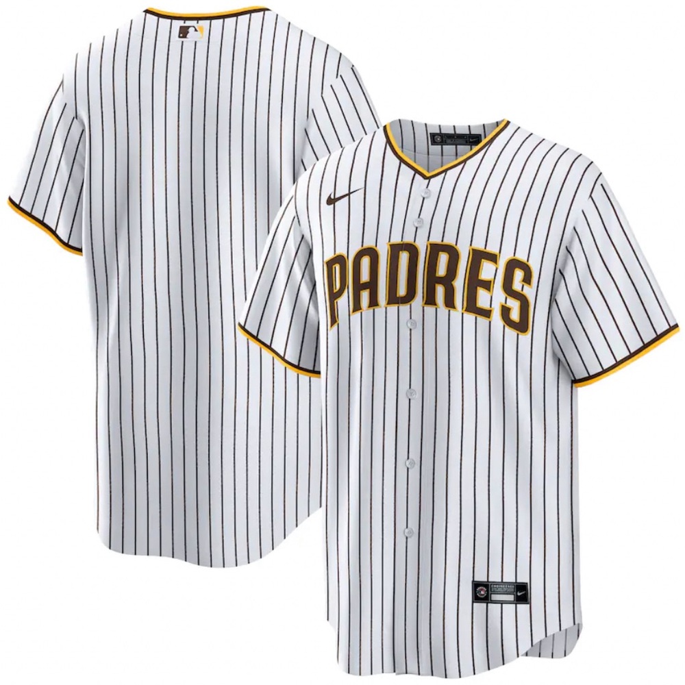 Nike Authentic San Diego Padres MLB Baseball Pinstripe Jersey Men’s Sz: L